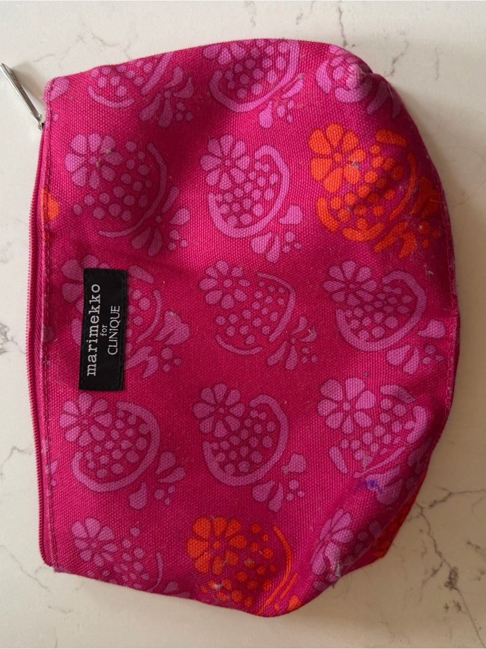 Clinique Floral Zip Cosmetic Pouch